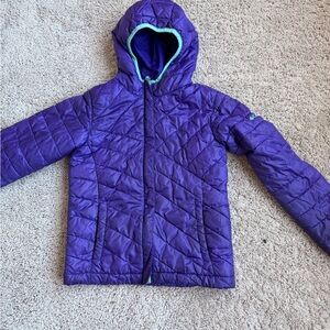 Kids Purple Quilted Jacket-Columbia